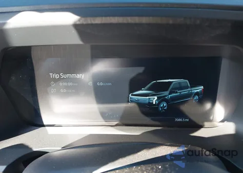 2025 Ford F-150 Lightning Platinum from USA, damaged, VIN 1FT6W7L72SWG20830